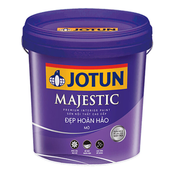 Sơn nước nội thất Jotun Majestic đẹp hoàn hảo bóng mờ