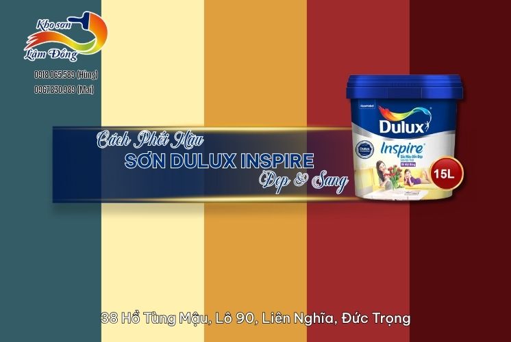 Cach Phoi Mau Son Dulux Inspire Chuan Sang va Dep