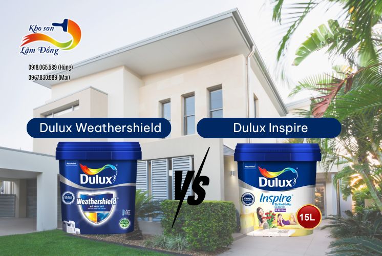 So Sanh Son Dulux Inspire Va Dulux Weathershield