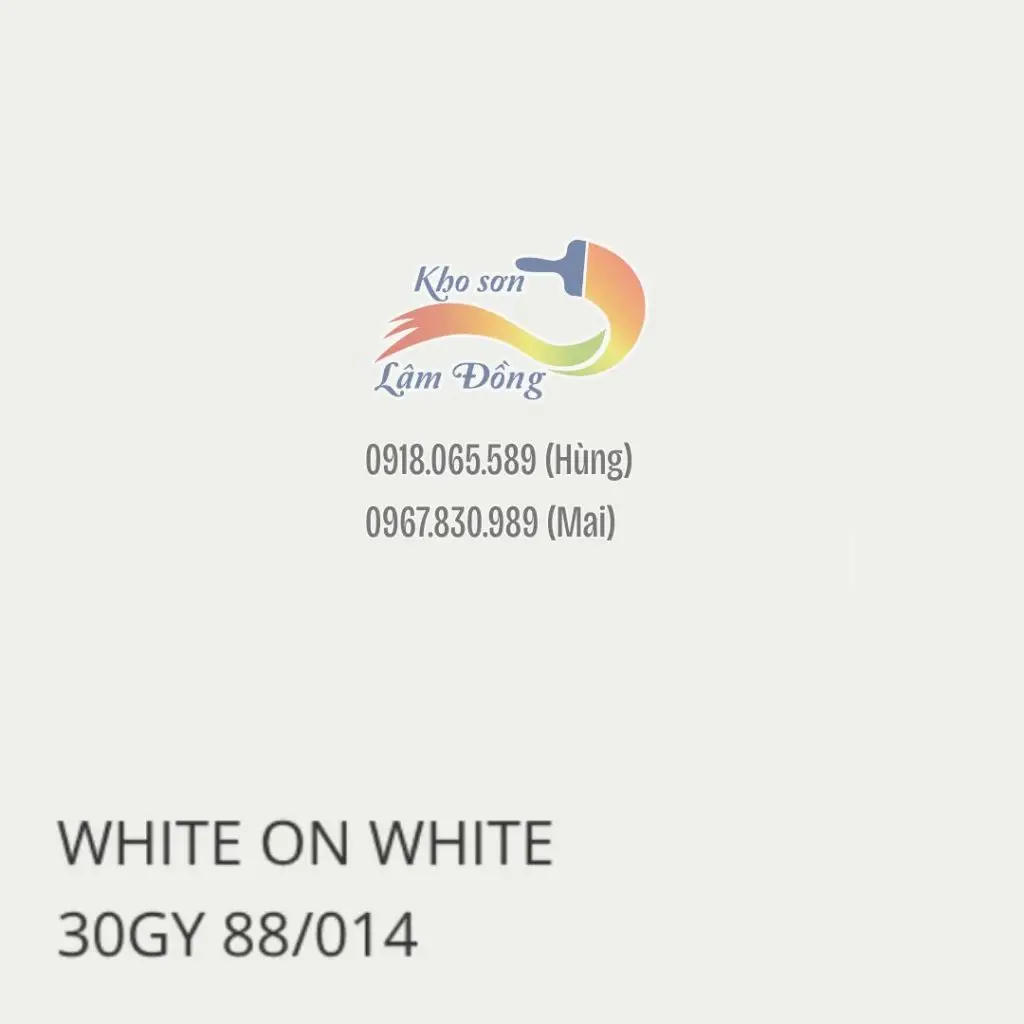 Sơn màu trắng sứ nào đẹp và sang 